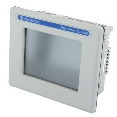 Allen-Bradley 2711PC-T6C20D8 PanelView Plus 6 مدمج 600 HMI شاشة تعمل باللمس إيثرنت RS232