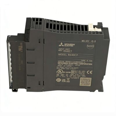 وحدة Mitsubishi RX40C7 PLC - وحدة إدخال تيار مستمر من سلسلة iQ‑R ذات 16 نقطة و24 فولت للأتمتة الصناعية