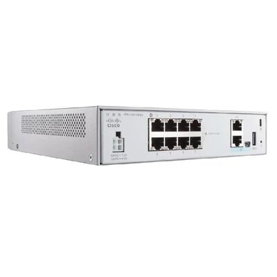 FPR1010-ASA-K9، Cisco Firepower 1010 ASA، جدار حماية، 8x1GE RJ45، 1U، سطح المكتب