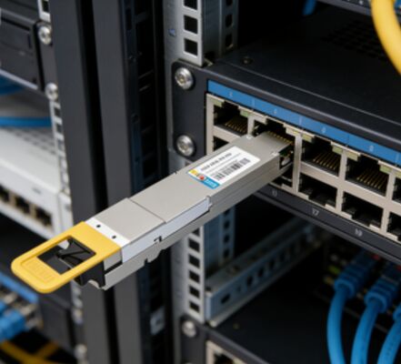 وحدة الإرسال والاستقبال الضوئية 800G OSFP SR8، 850 نانومتر، 100 متر، MPO-16، PAM4، DOM