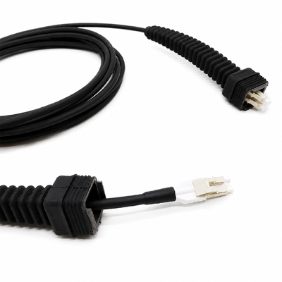 473302A FUFAY MM OD كابل الألياف الضوئية LC-LC Duplex Multimode 100m مركز البيانات ذو الكثافة العالية شبكة Fiber Jumper