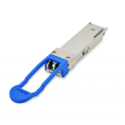 QSFP28-100G-LR4 وحدة الإرسال والاستقبال الضوئية المتوافقة مع Huawei 100GBASE-LR4 10 كجم SMF LC DDM