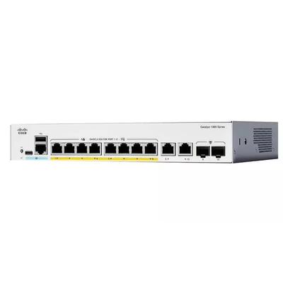 Cisco C1300-8FP-2G Catalyst 1300 8-Port PoE+ Gigabit Switch with 2 GE Combo Uplinks