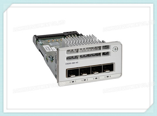 C9200-NM-4G، وحدة شبكة Cisco Catalyst 9200، منافذ 4x1GE، وحدة توصيل، لا تحتاج إلى مروحة
