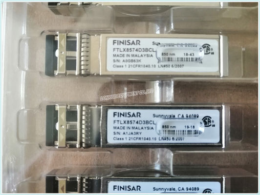 FTLX8574D3BCL 10GE Finisar الأصل الجديد FTLX8574D3BCL 10GE 850nm SFP + الوحدة البصرية