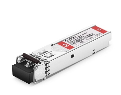 نظام تسيسكو GLC-FE-100FX متوافق مع 100BASE-FX SFP 1310nm 2km Industrial DOM Duplex LC MMF Transceiver Module