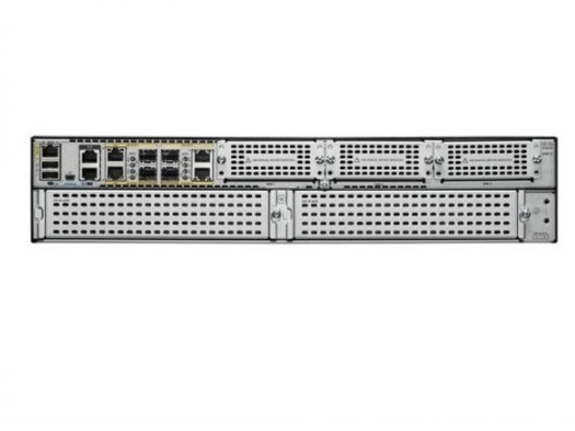ISR4451-X/K9 سيسكو ISR 4451 (4GE، 3NIM، 2SM، 8G FLASH، 4G DRAM) ، 1-2G النظام من خلال، 4 WAN / LAN الموانئ، 4 SFP الموانئ