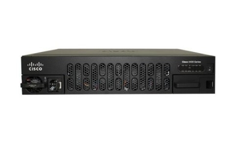 ISR4451-X-VSEC/K9 Cisco ISR 4000 راوترات Cisco ISR 4451 VSEC حزمة PVDM4-64 w/ UC SEC Lic CUBE- 25