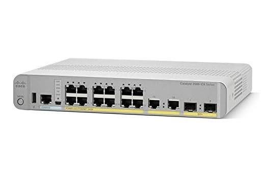 WS-C3560CX-12TC-S Catalyst 3560-CX 12-Port Compact Switch طبقة 3 - 12 X 10/100/1000 منافذ إثنر 2 SFP&2GE Uplinks-