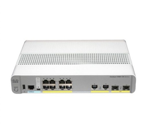 WS-C3560CX-8TC-S 8-Port Compact Switch طبقة 3 - 8 X 10/100/1000 منافذ إثنرث 2 SFP&2GE Uplinks- قاعدة البيانات IP