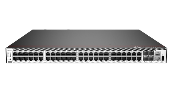 S5731-S48T4X محولات Huawei S5700 Series 48 * 10 / 100 / 1000BASE-T منافذ 4 * 10GE منافذ SFP + بدون وحدة طاقة