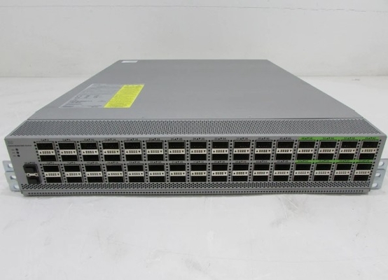 N9K-C9364C Nexus 9000 Series C9364C 64xQSFP28 منافذ 100GBase-X + 2xSFP+ منافذ Layer3 مدير 2U Gigabit Ethernet Switch