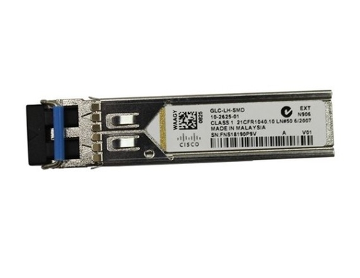 GLC-LH-SMD متوافق 1000BASE-LX/LH SFP 1310nm 10km Industrial DOM Duplex LC SMF Transceiver Module