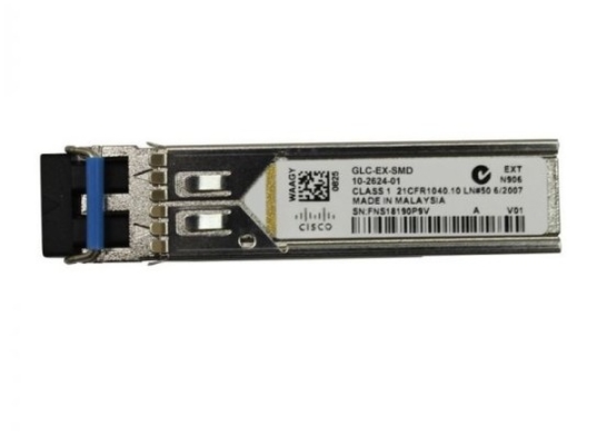 GLC-EX-SMD متوافق مع 1000BASE-EX SFP 1310nm 40km Industrial DOM Duplex LC SMF Transceiver Module