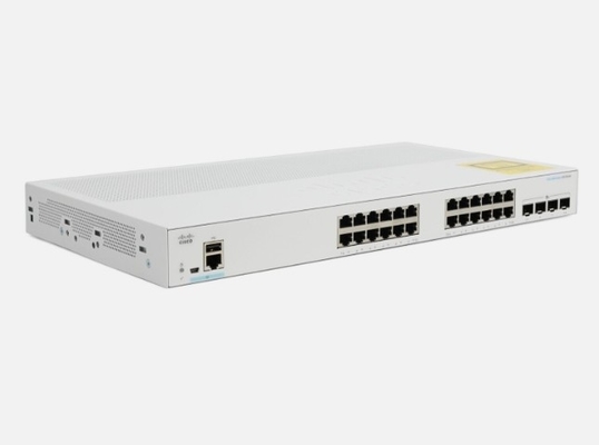 CBS350-24T-4X Cisco Business 350 التبديل 24 10/100/1000 منافذ 4 10 جيجابيت SFP +