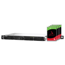 Qnap TS 435XeU 4u 4-Bay Nas رف عمودي حائط جبل رف 4G عمق قصير رف ناص