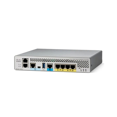 AIR-CT2504-5-K9 وحدة تحكم لاسلكية سيسكو مشفرة بكفاءة مع منفذين وتشفير WPA2