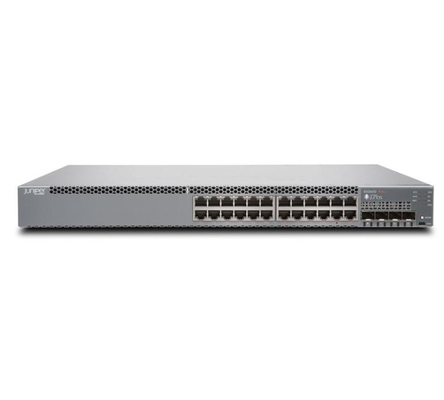 EX3400-24P EX3400 24-Port 10/100/1000BaseT PoE+ 4 X 1/10G SFP/SFP+ 2 X 40G QSFP+ المروحة الزائدة من الأمام إلى الخلف تدفق الهواء