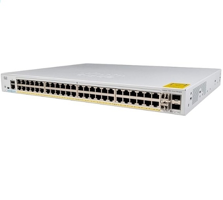 C1000-48P-4X-L سيسكو كاتاليست 1000 المفاتيح 48x 10/100/1000 موانئ إثنر PoE+ 370W 4x 10G SFP Uplinks