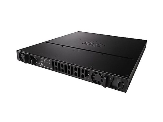 سيسكو ISR4331 V K9 100Mbps 300Mbps سعة النظام 3 منافذ WAN LAN 2 منافذ SFP متعددة النواة CPU,1 فتحات وحدة الخدمة