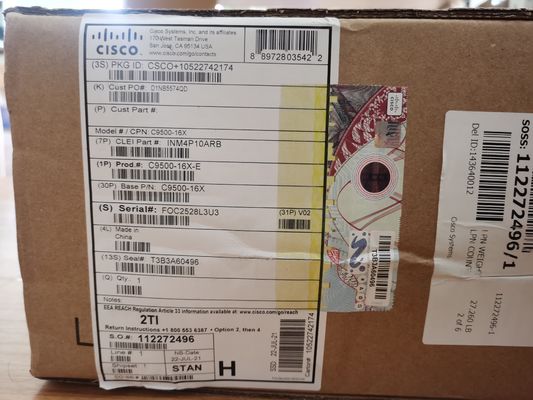 سيسكو كاتاليست C9500-16X-E 16-Port 10G SFP+ Core Switch (أساسيات الشبكة)
