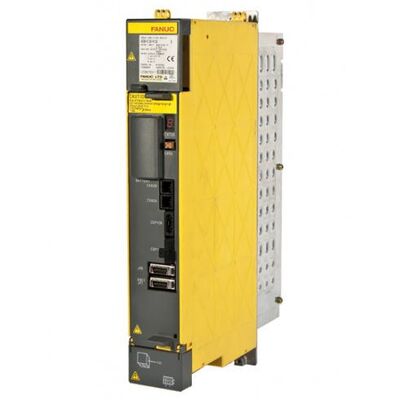 وحدة مضخم سيرفو FANUC A06B-6124-H104 CNC Drive بقدرة 2.8 كيلو واط وتيار 9.1 أمبير ومخرج 480 فولت تيار متردد