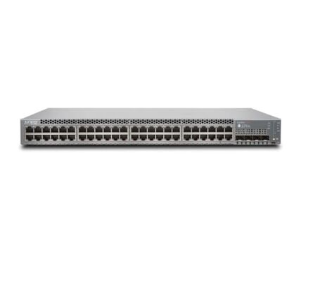 جونيبر EX2300-48P 48-Port PoE + Gigabit Switch ، 4 × 10G SFP + Uplink ، 176Gbps ، 130Mpps ، 1RU مدير