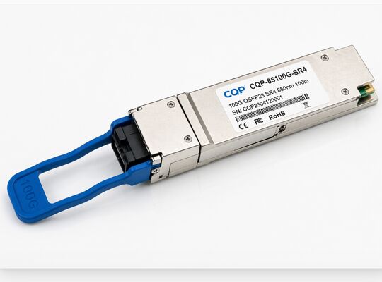 CQP-85100G-SR4 100G QSFP28 SR4 ناقل بصري MPO الألياف متعددة الأوضاع ناقل بصري عالي السرعة لمراكز البيانات