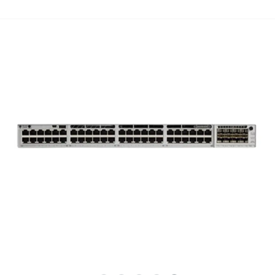Cisco Catalyst C9300-48P-A 48-Port PoE + Network Advantage Switch | محول طبقة الوصول للمؤسسات مع ميزانية PoE بقدرة 437 وات