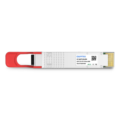 QAPQD040F0CN1 QSFP-DD ER8 400G وحدة إرسال واستقبال ضوئية | 1310 نانومتر 40 كم SMF LC