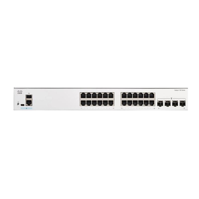 محول سيسكو كاتاليست C1300-24T-4G | محول مُدار بـ 24 منفذ جيجابت مع وصلات SFP 4x