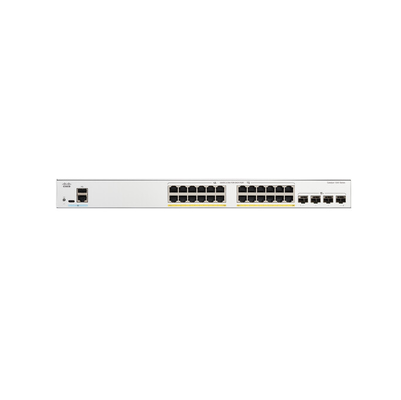 محول Cisco C1200-24P-4X ذو 24 منفذ Gigabit PoE+، 4x 10G SFP+ Uplinks، ميزانية PoE 195 وات