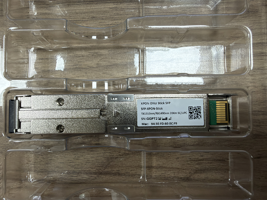 SFP-XPON-Stick 20km TX1310nm/RX1490nm SC XPON ONU الوحدة